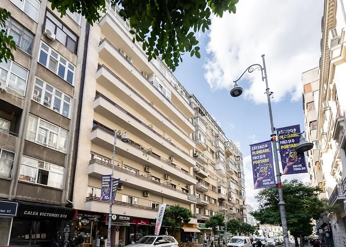 Apartament Sunset - Luxury On Calea Victoriei Bukareszt